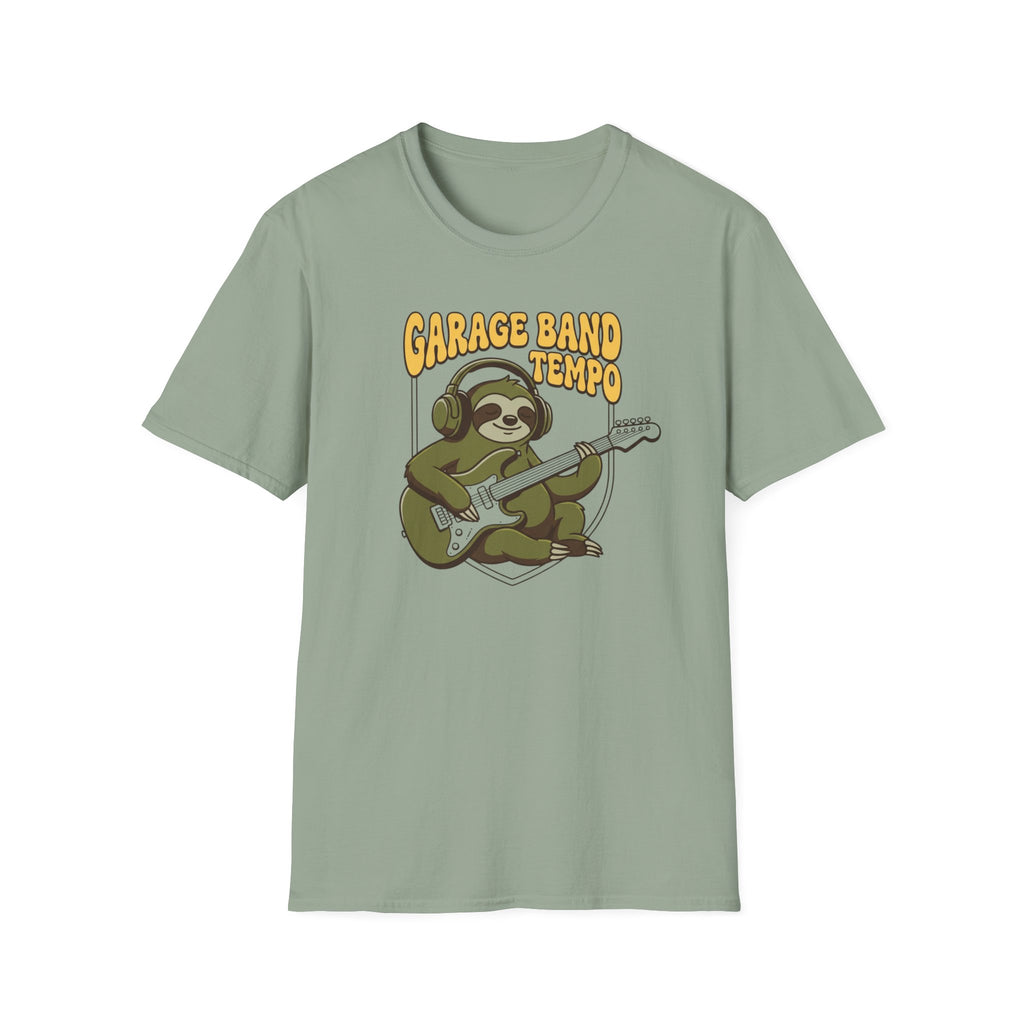 Sloth Garage Band Tempo T-Shirt