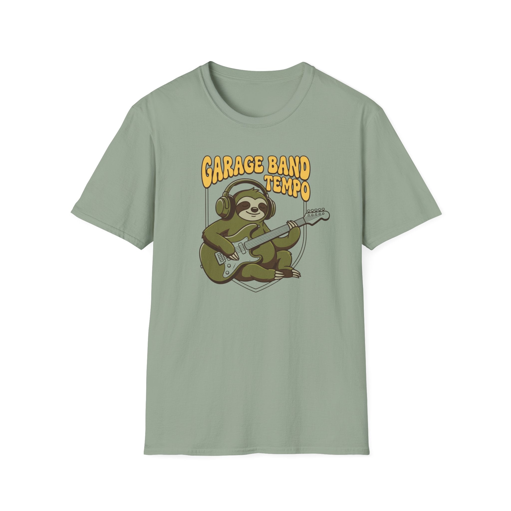 Sloth Garage Band Tempo T-Shirt