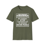 Warning May Suddenly Stop To Discuss Guitar Pedals T-Shirt