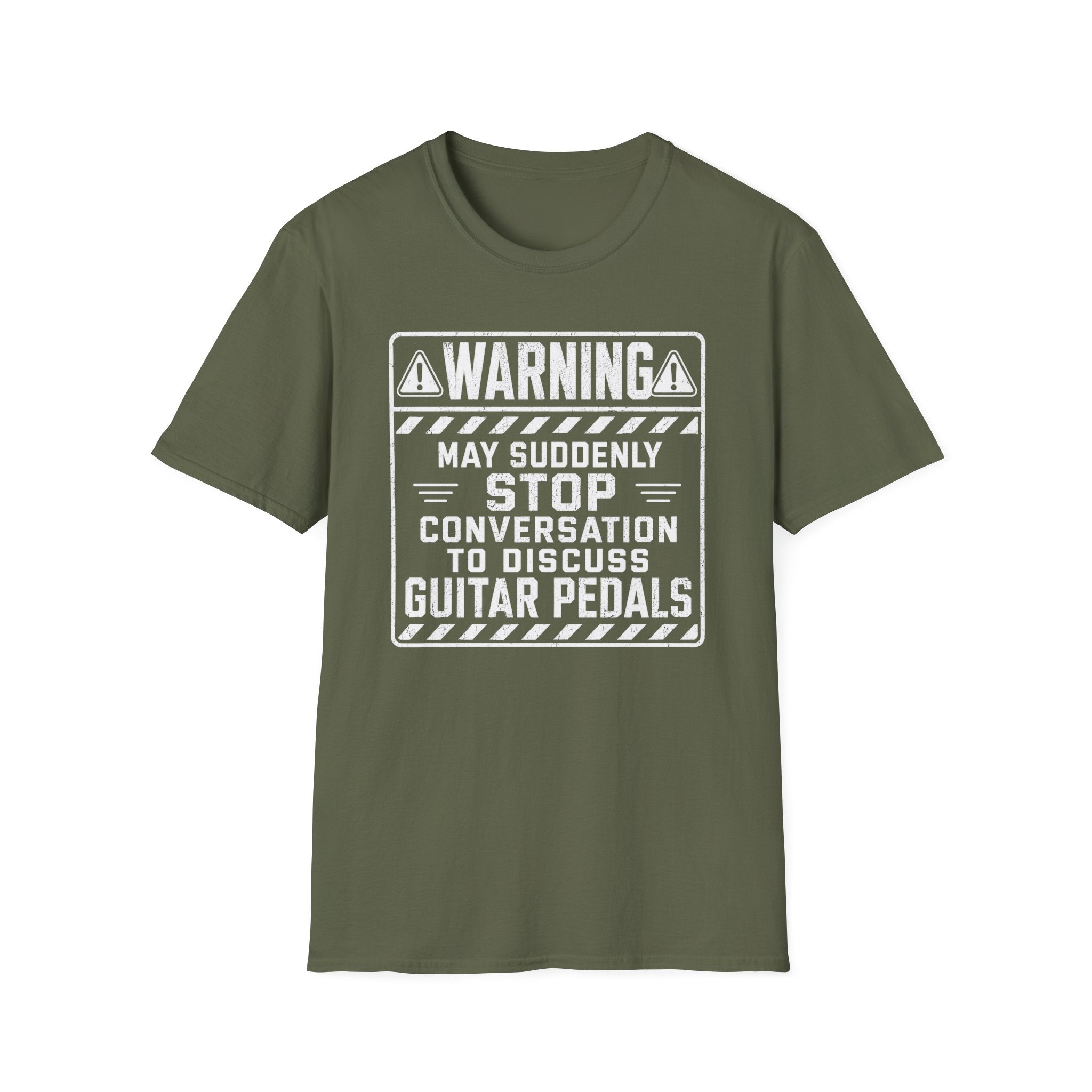 Warning May Suddenly Stop To Discuss Guitar Pedals T-Shirt