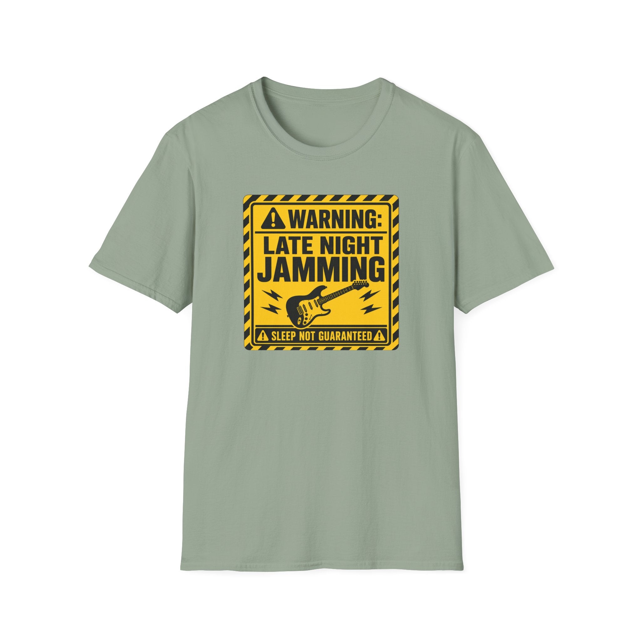 Warning Late Night Jamming T-Shirt