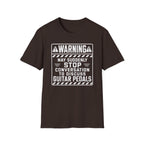 Warning May Suddenly Stop To Discuss Guitar Pedals T-Shirt