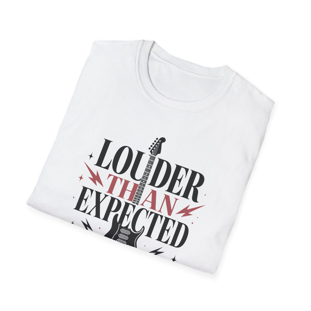 Louder Than Expected Yeah She Plays Guitar T-Shirt