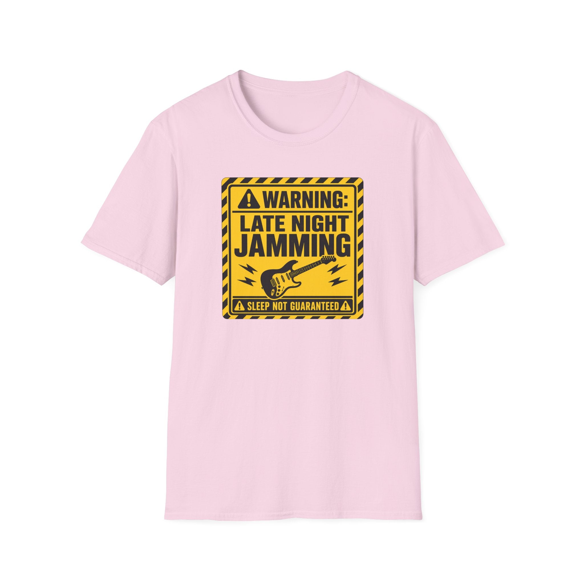 Warning Late Night Jamming T-Shirt