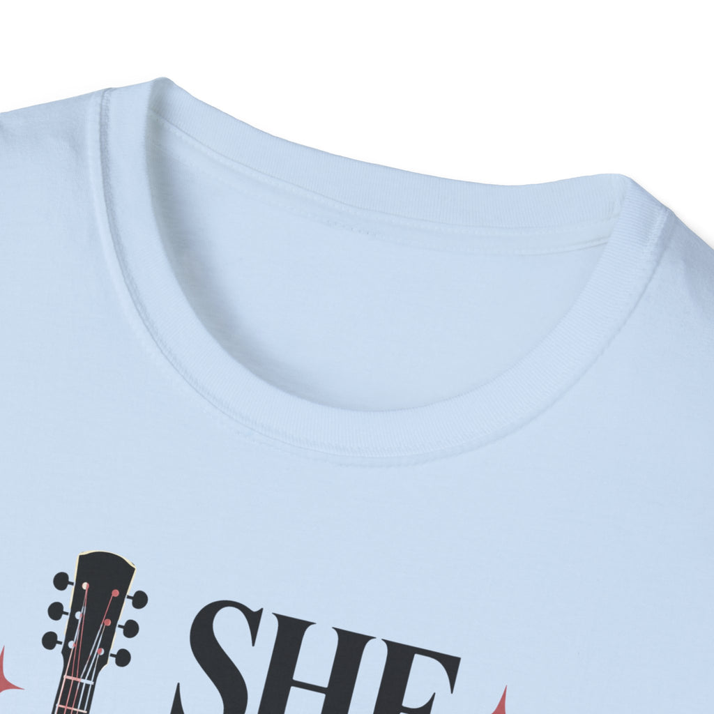 She Plays Guitar And She Plays It Loud T-Shirt