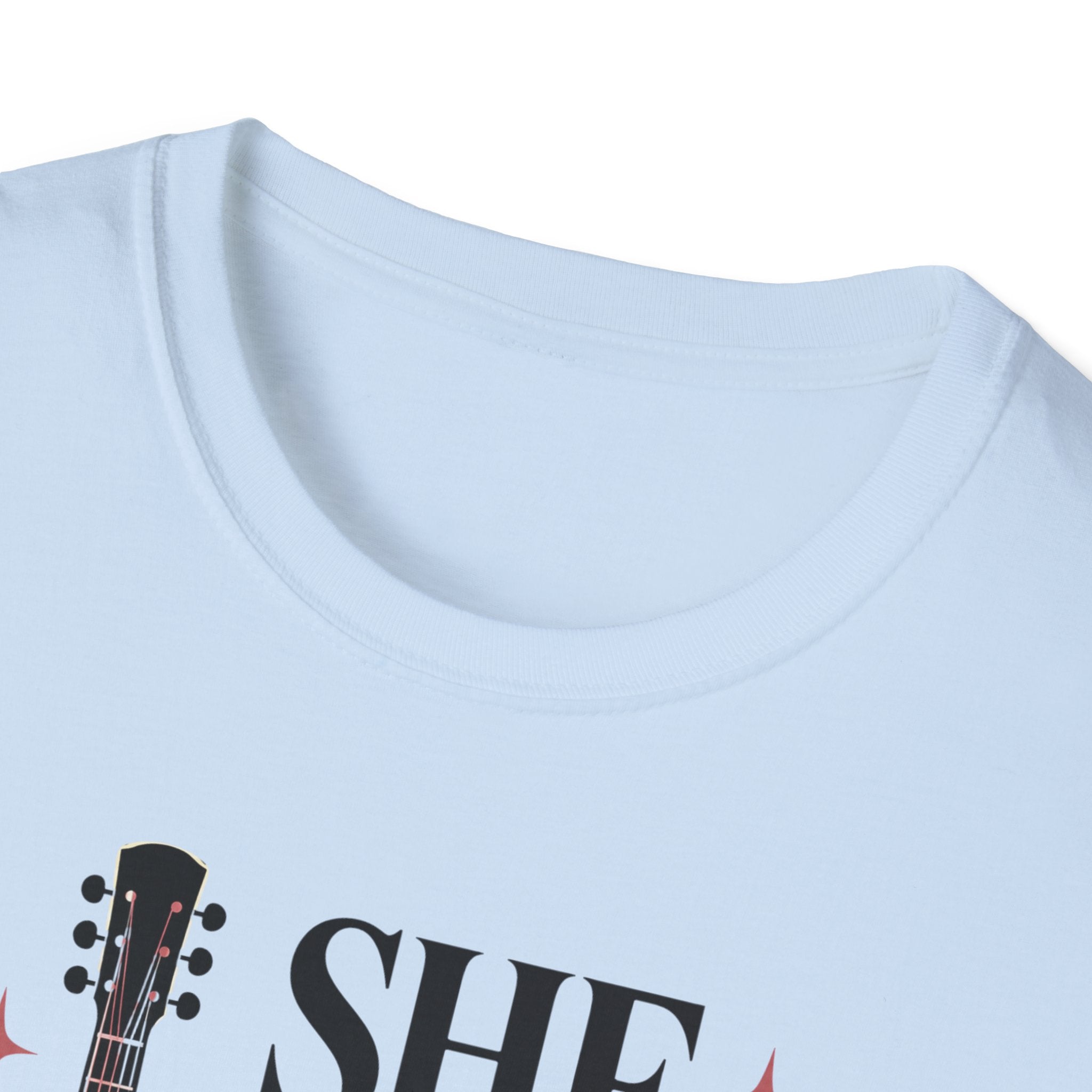 She Plays Guitar And She Plays It Loud T-Shirt
