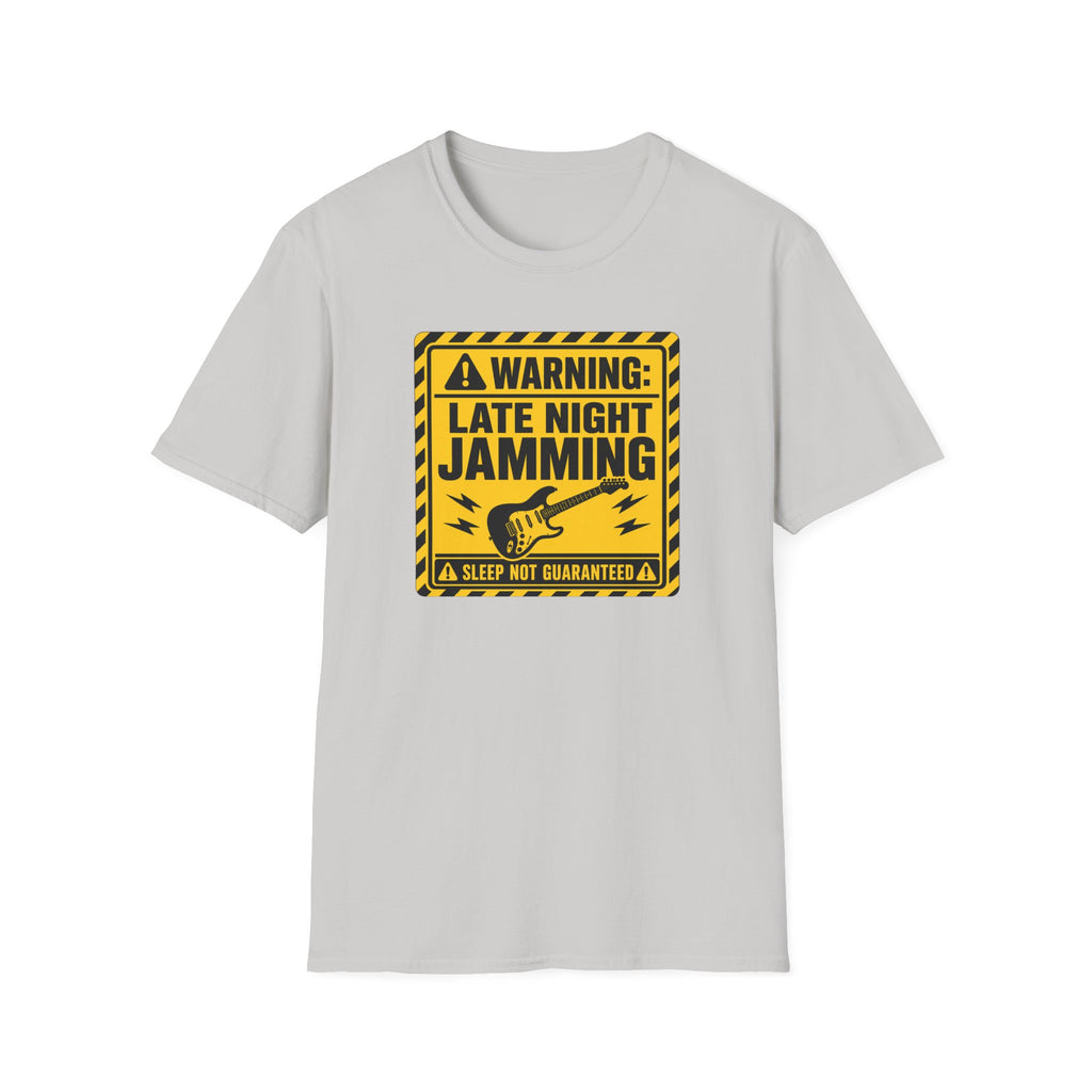 Warning Late Night Jamming T-Shirt
