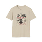 Louder Than Expected Yeah She Plays Guitar T-Shirt
