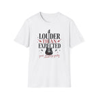 Louder Than Expected Yeah She Plays Guitar T-Shirt