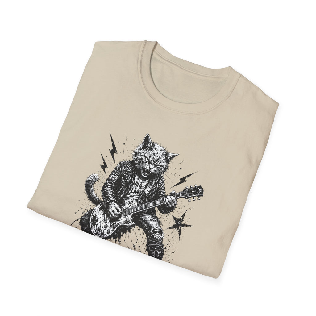 Punk Rock Cat T-Shirt