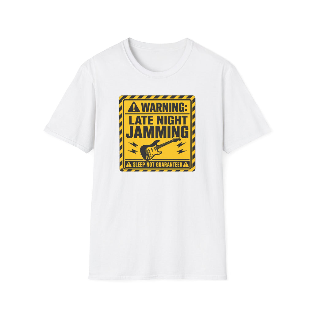 Warning Late Night Jamming T-Shirt