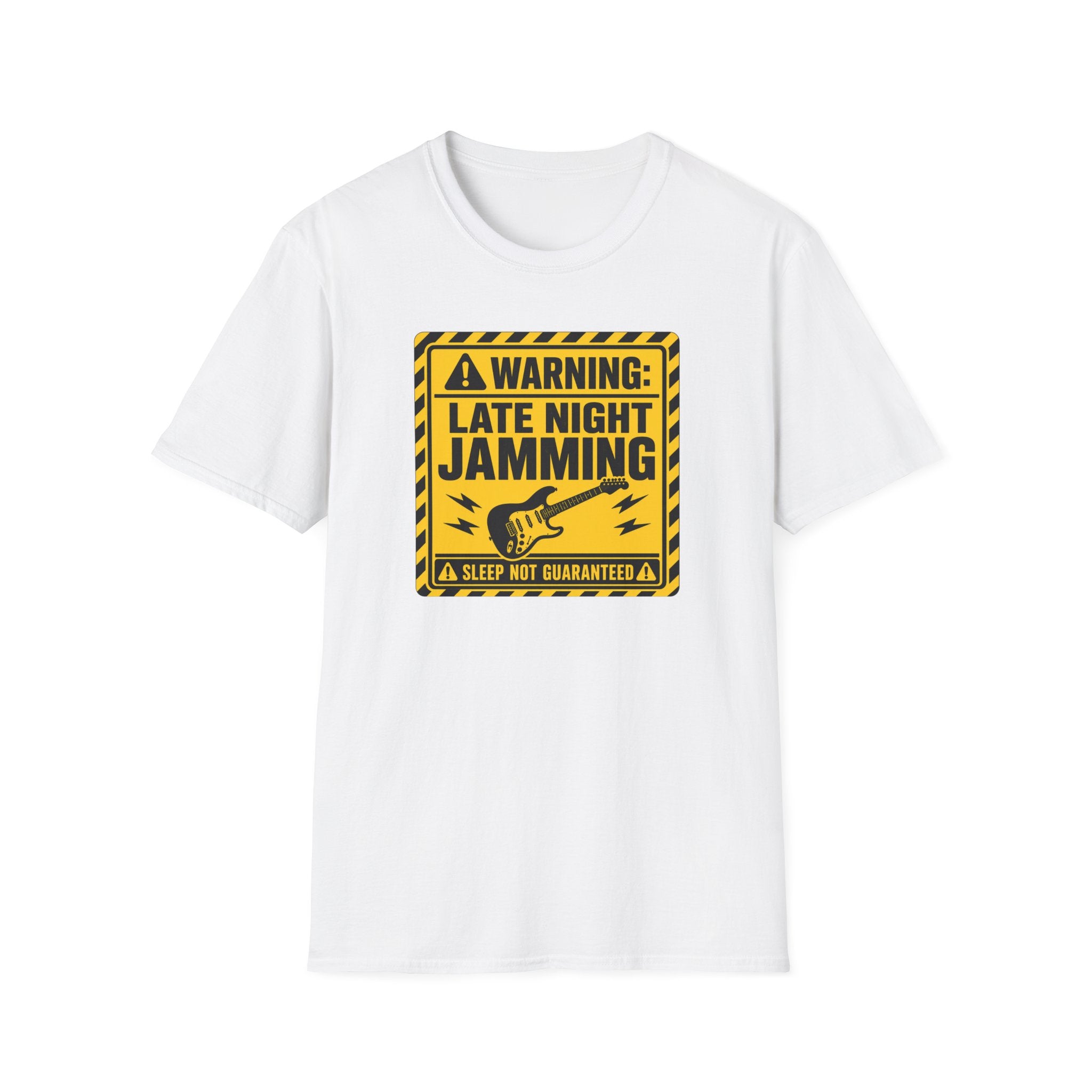 Warning Late Night Jamming T-Shirt