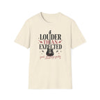 Louder Than Expected Yeah She Plays Guitar T-Shirt
