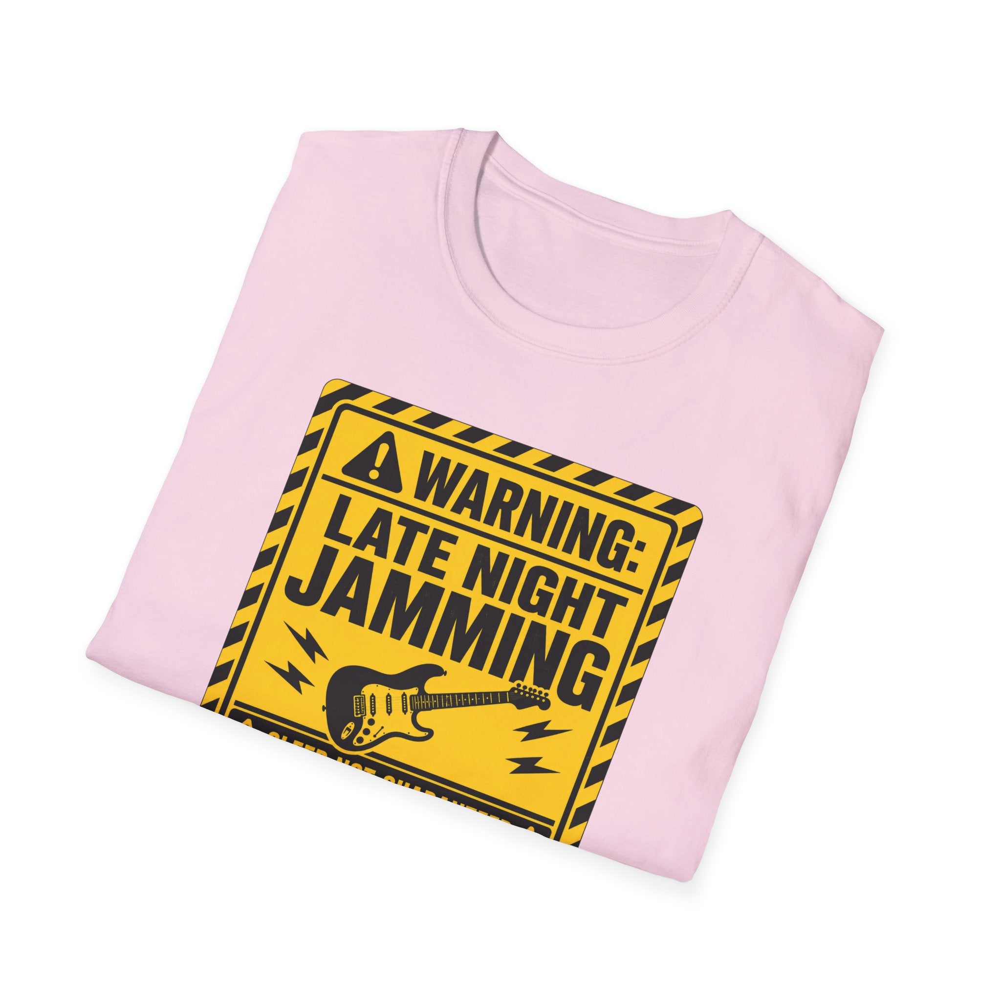 Warning Late Night Jamming T-Shirt