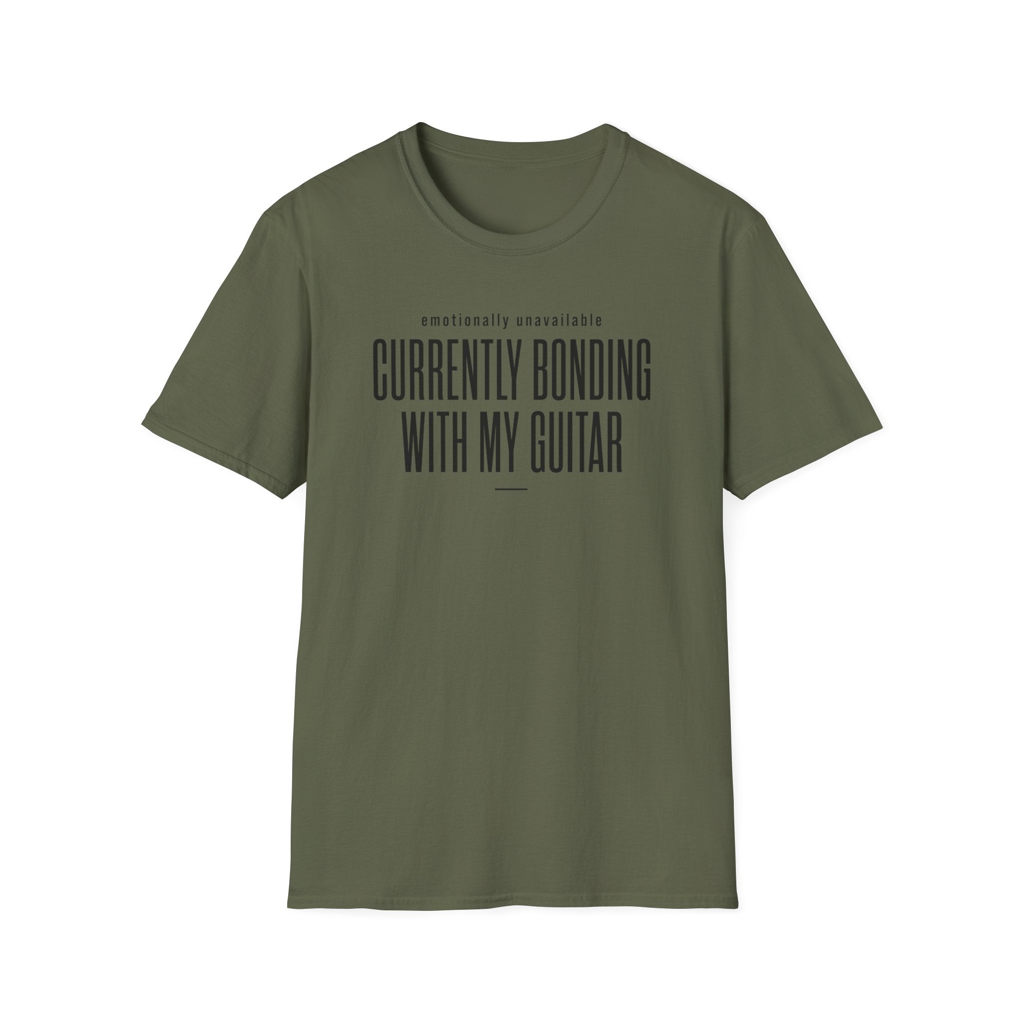 Emotionally Available Currently Bonding With My Guitar T-Shirt