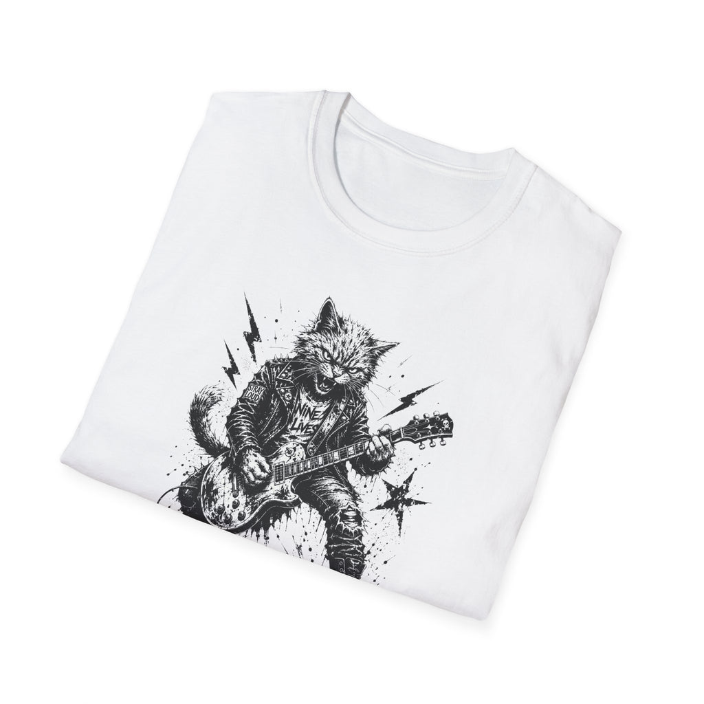 Punk Rock Cat T-Shirt