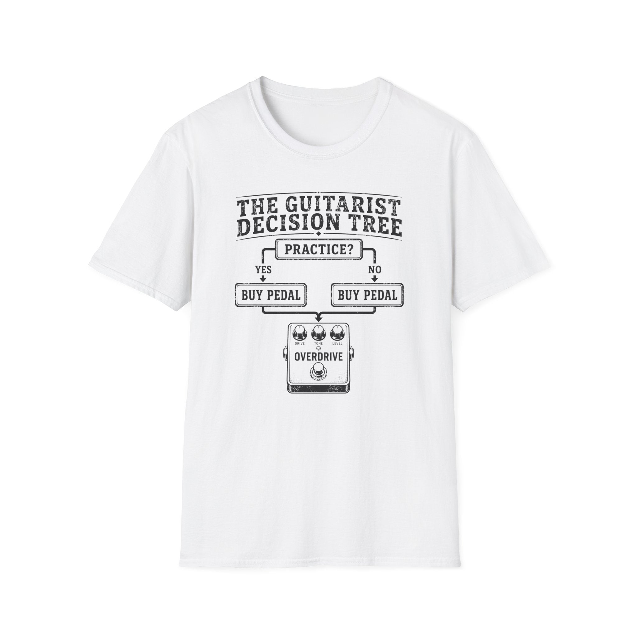 The Guitarist Decision Tree T-Shirt