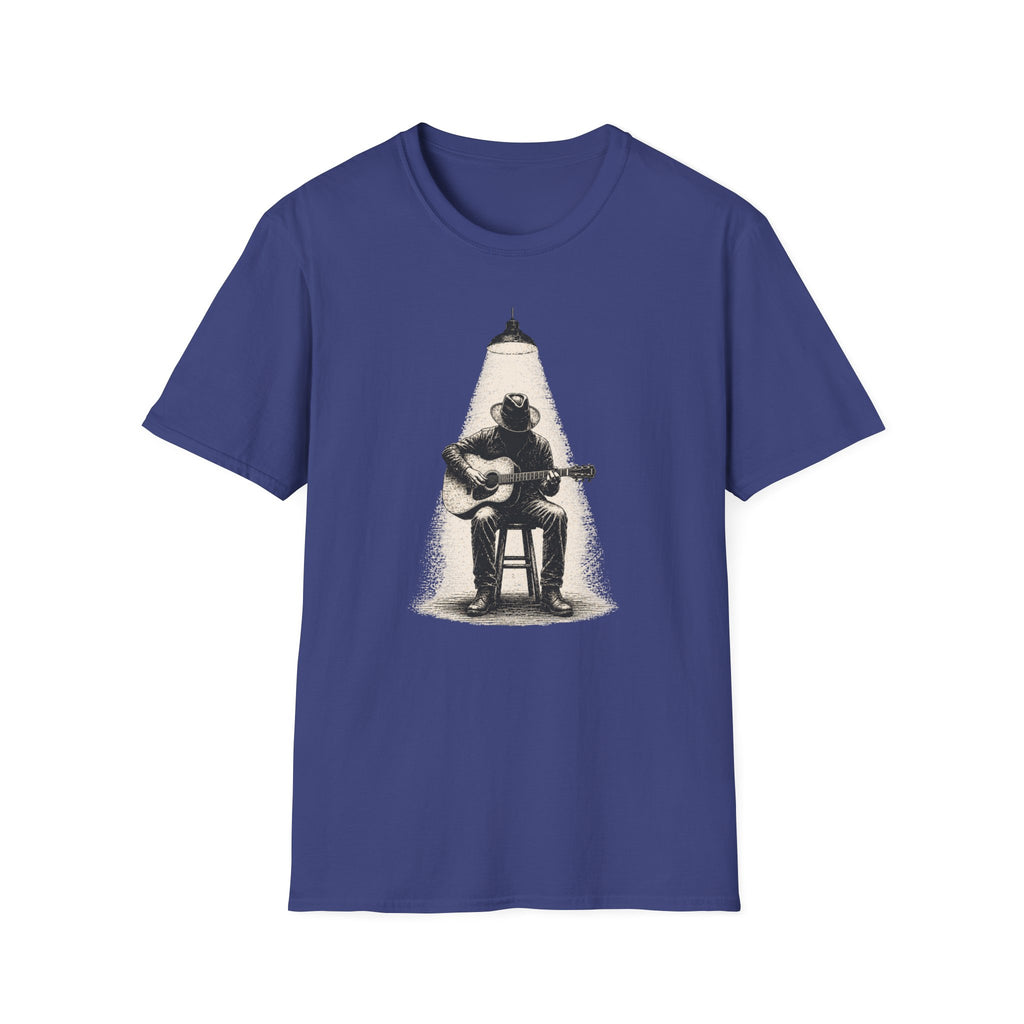Blues Player In Spot Light T-Shirt