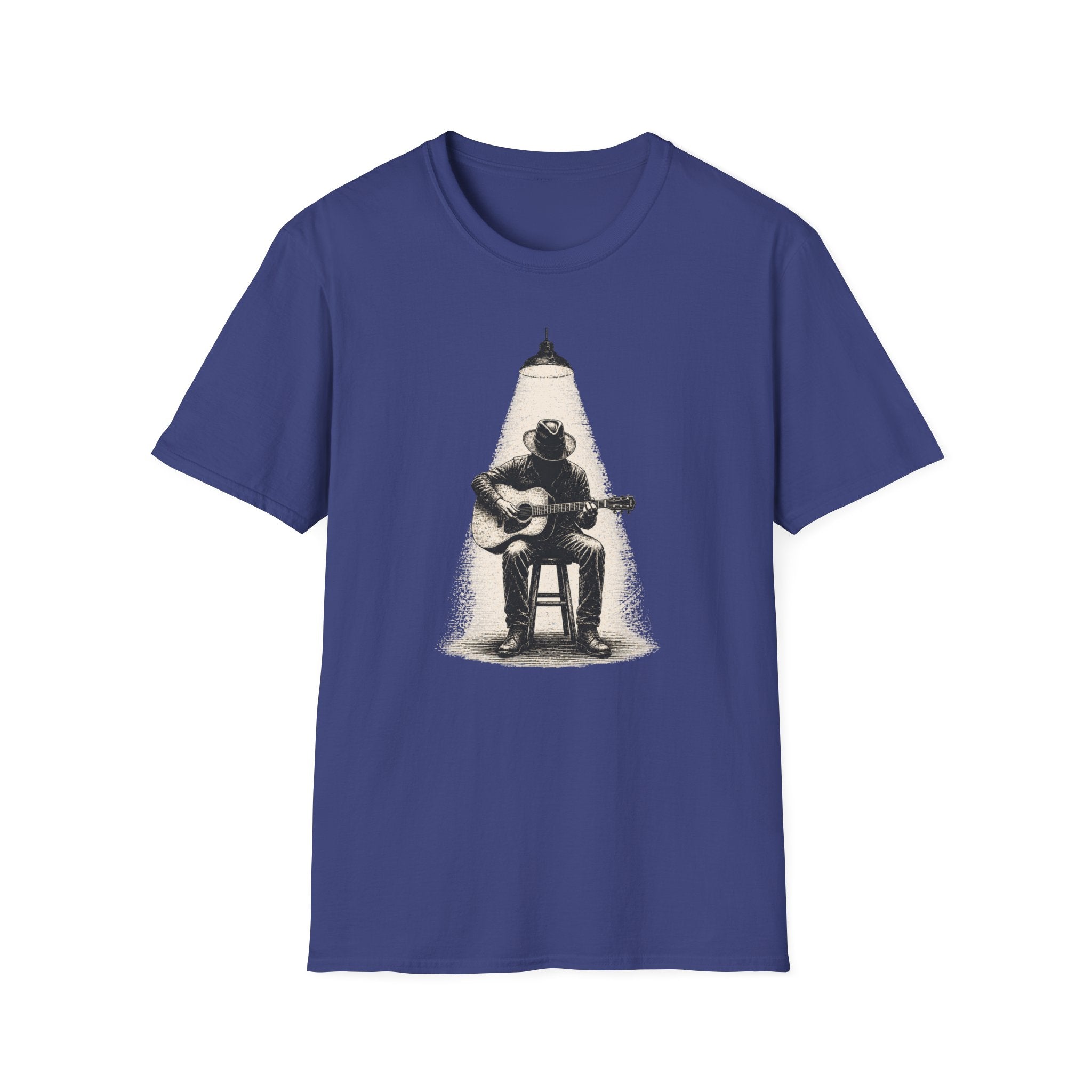 Blues Player In Spot Light T-Shirt