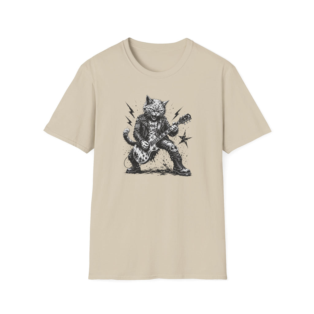 Punk Rock Cat T-Shirt