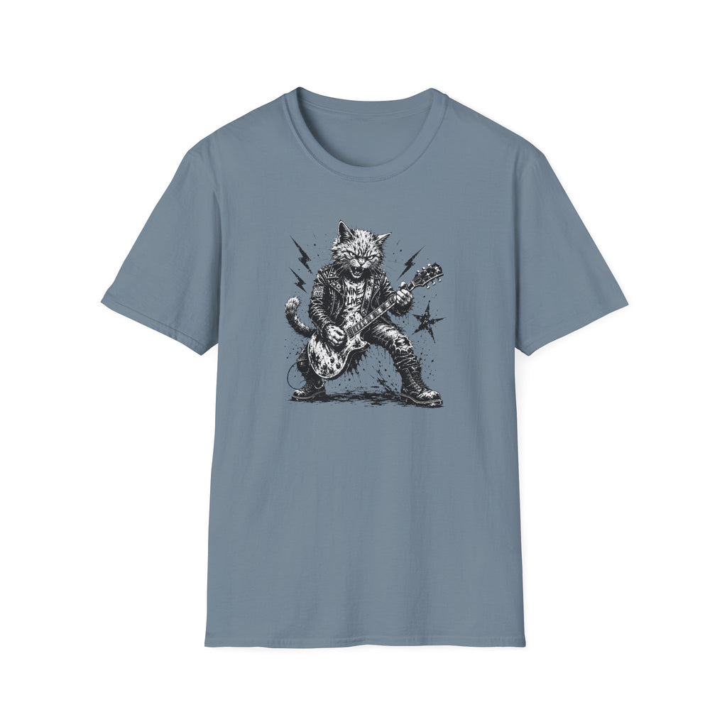 Punk Rock Cat T-Shirt