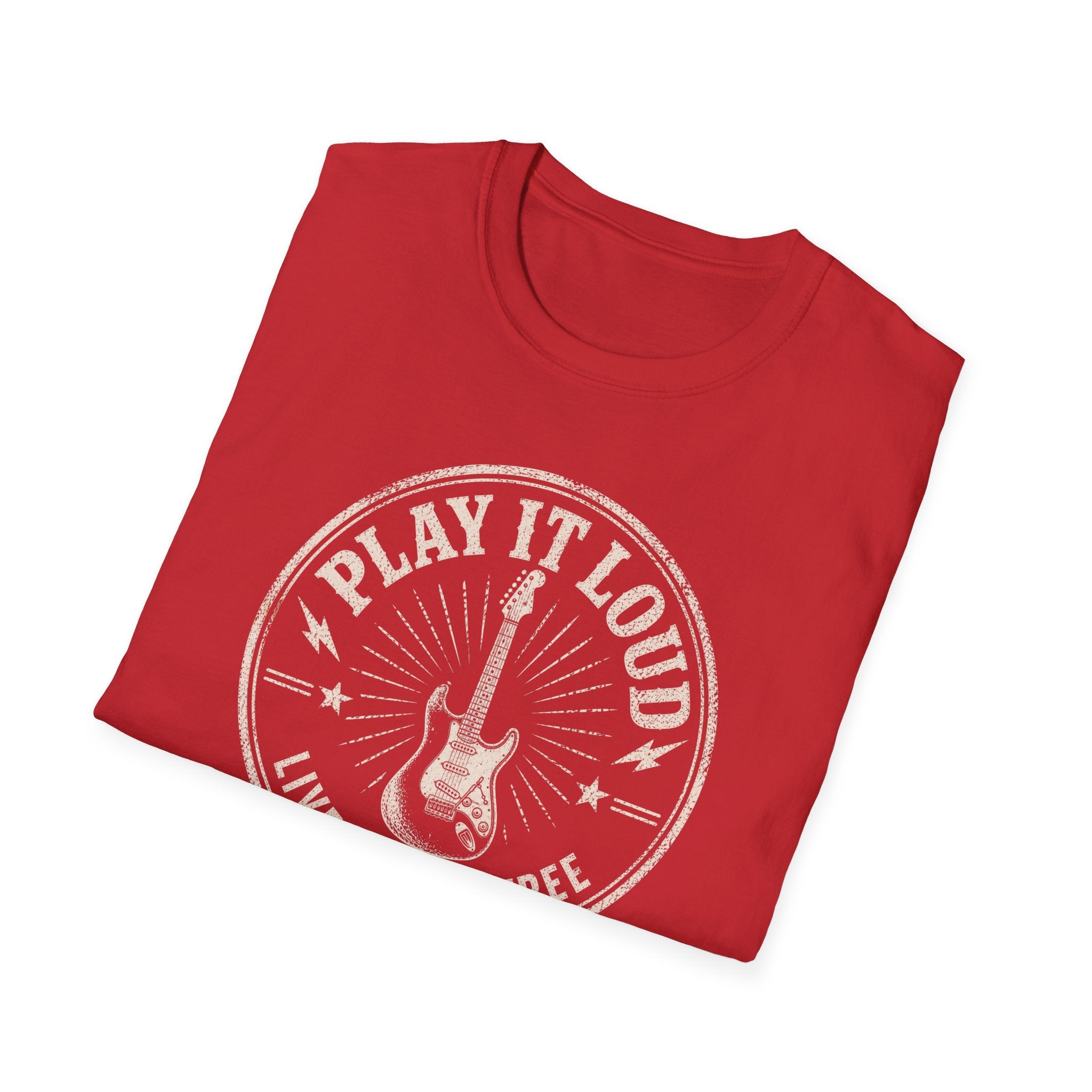 Play It Loud Live Loud Free T-Shirt