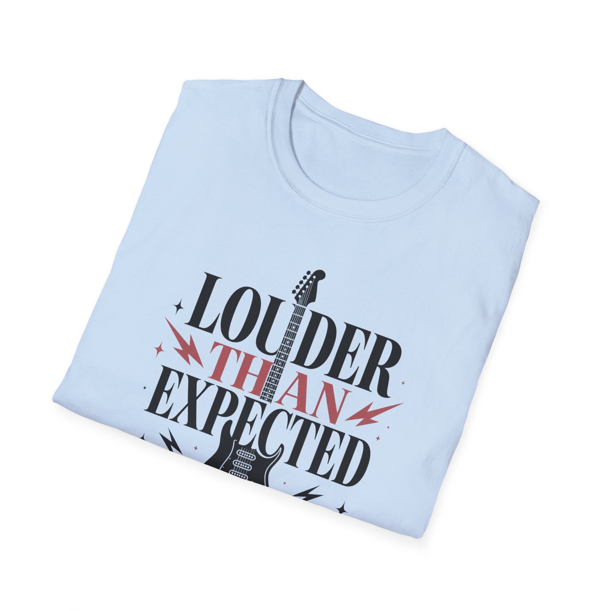 Louder Than Expected Yeah She Plays Guitar T-Shirt