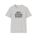 Running On Coffee Bad Decisions Guitar Riffs T-Shirt