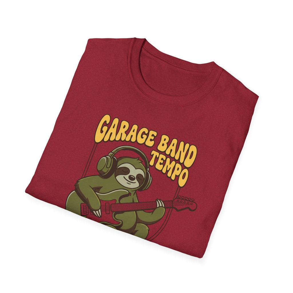 Sloth Garage Band Tempo T-Shirt