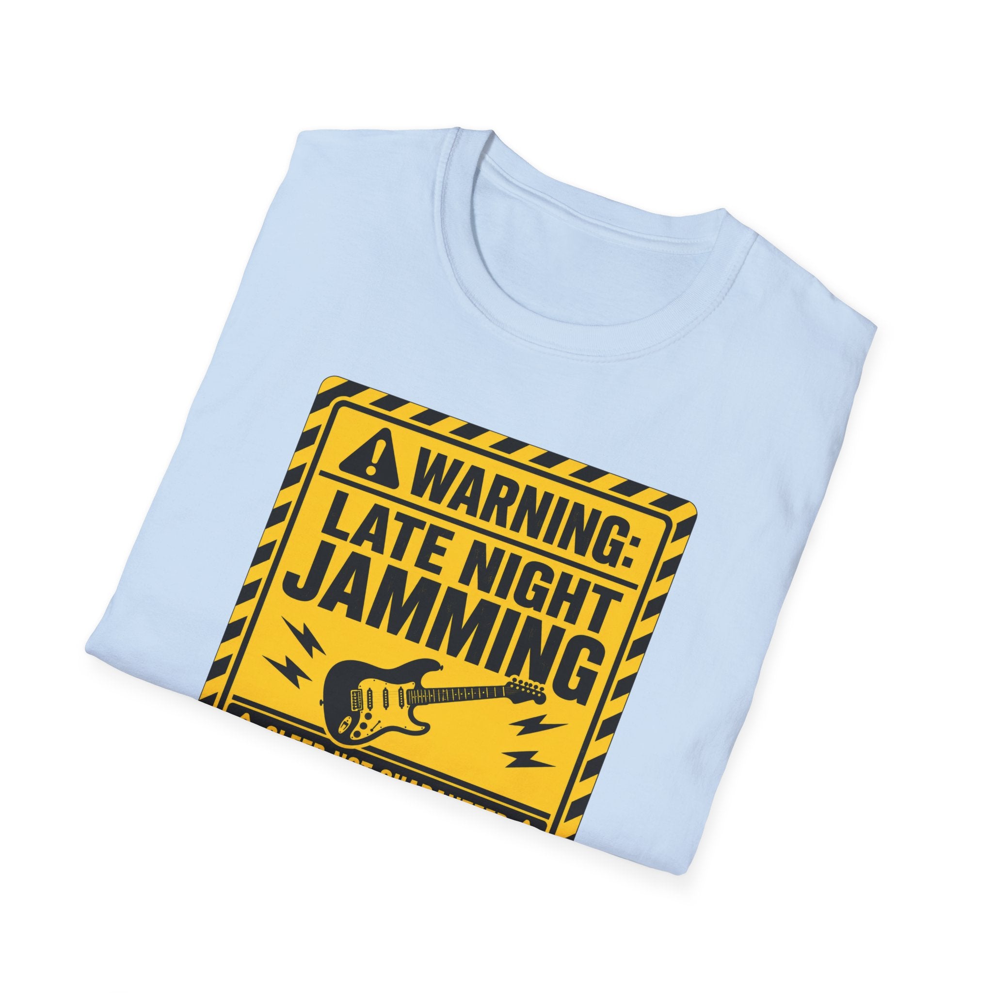 Warning Late Night Jamming T-Shirt