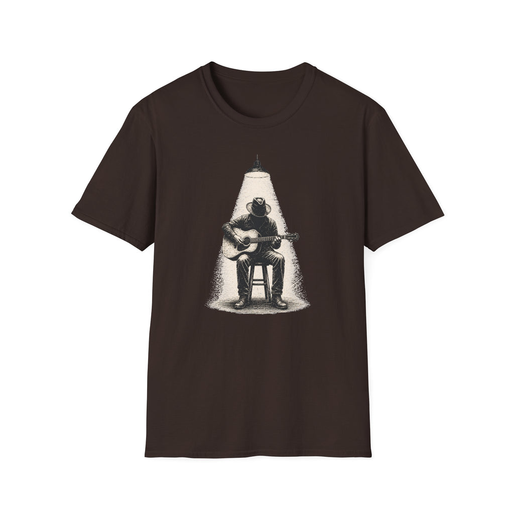 Blues Player In Spot Light T-Shirt