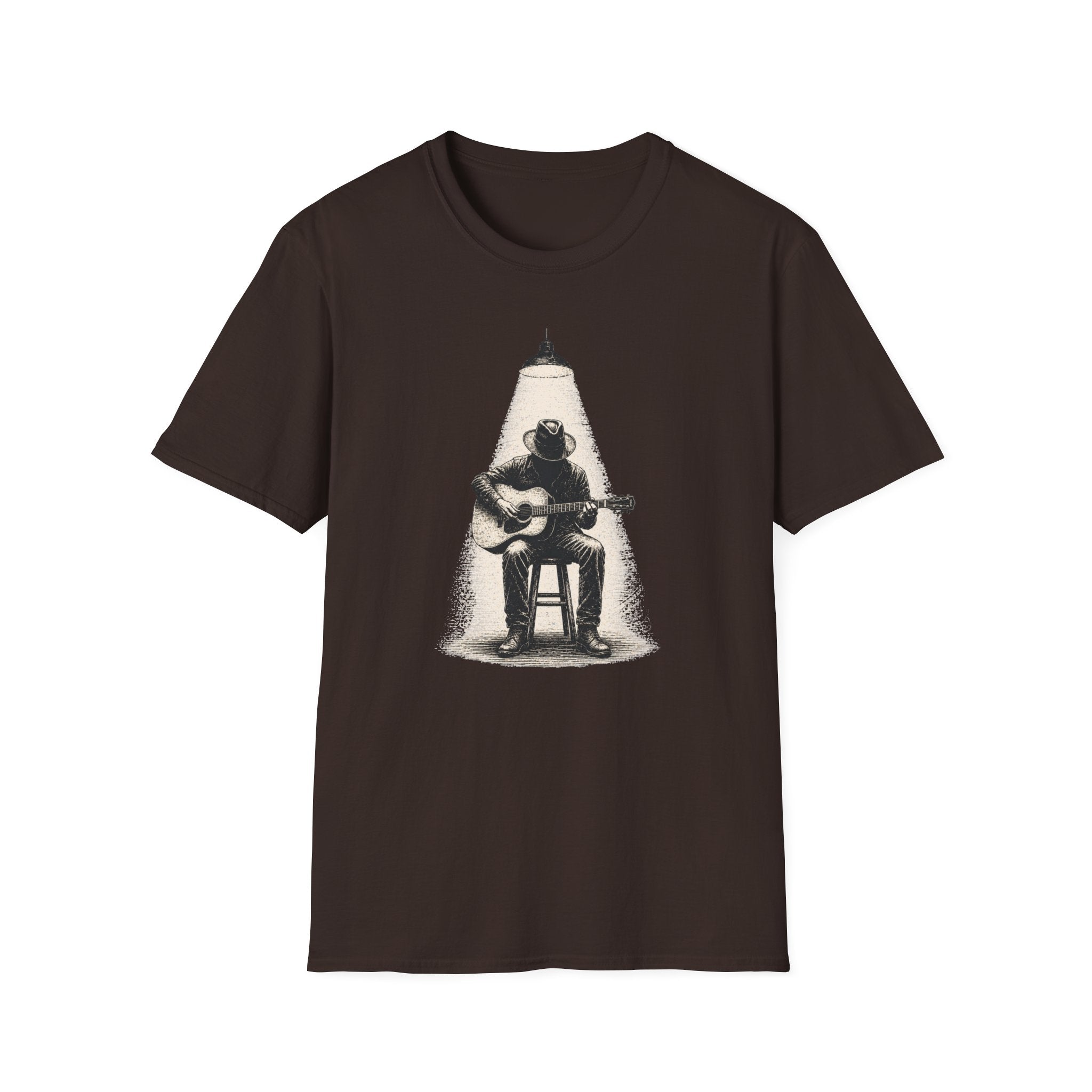 Blues Player In Spot Light T-Shirt
