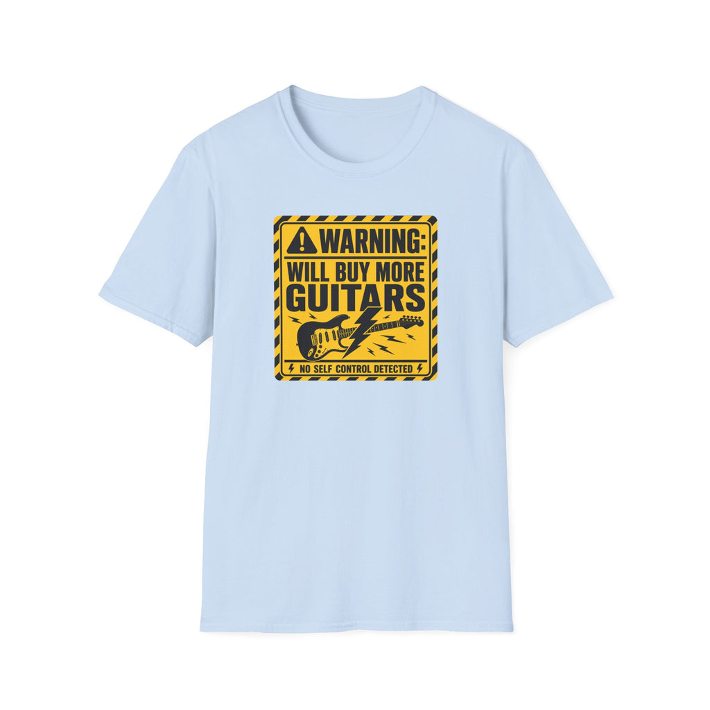 Warning Will Buy More Guitars T-Shirt