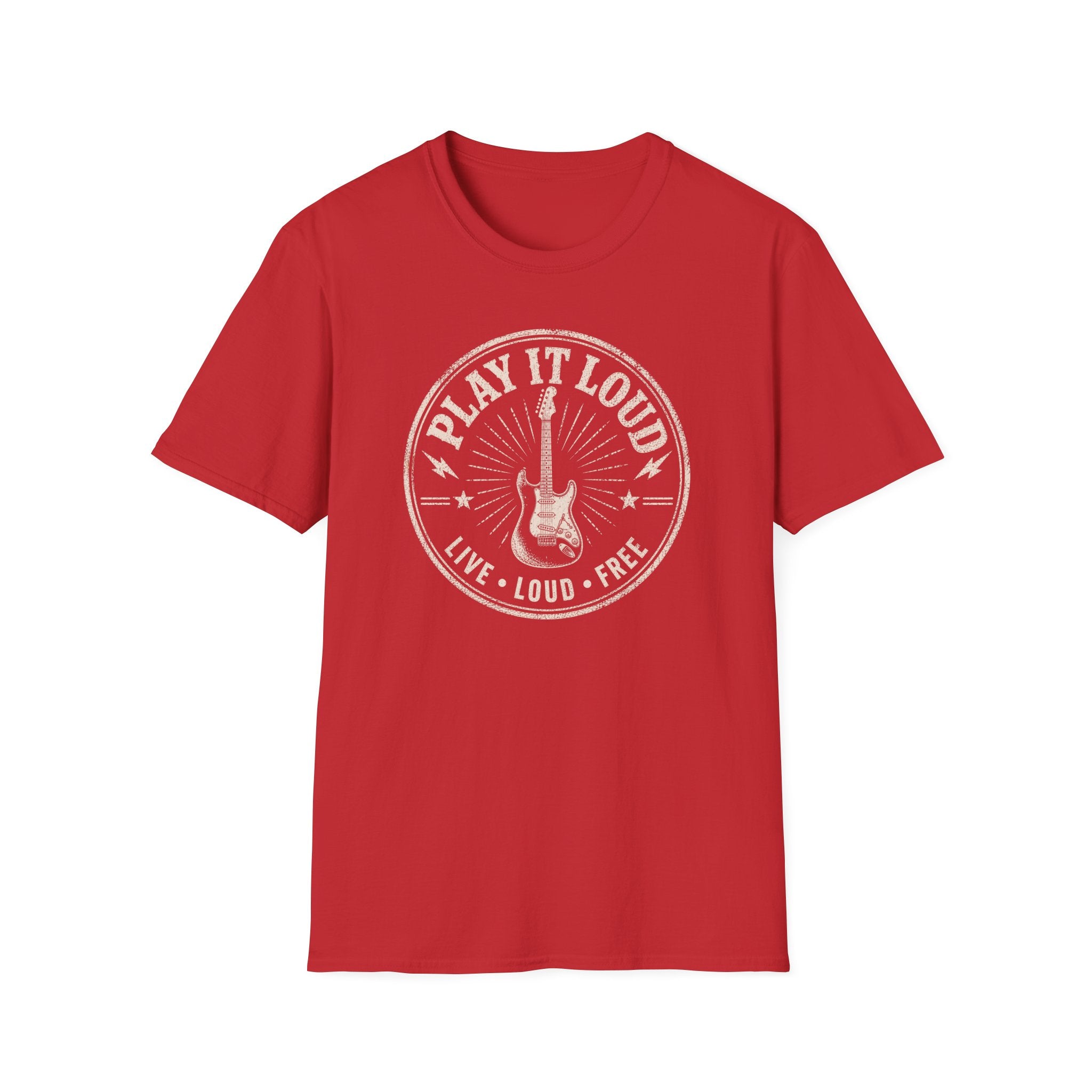 Play It Loud Live Loud Free T-Shirt