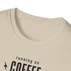 Running On Coffee Bad Decisions Guitar Riffs T-Shirt