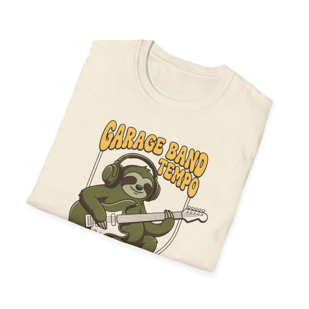 Sloth Garage Band Tempo T-Shirt