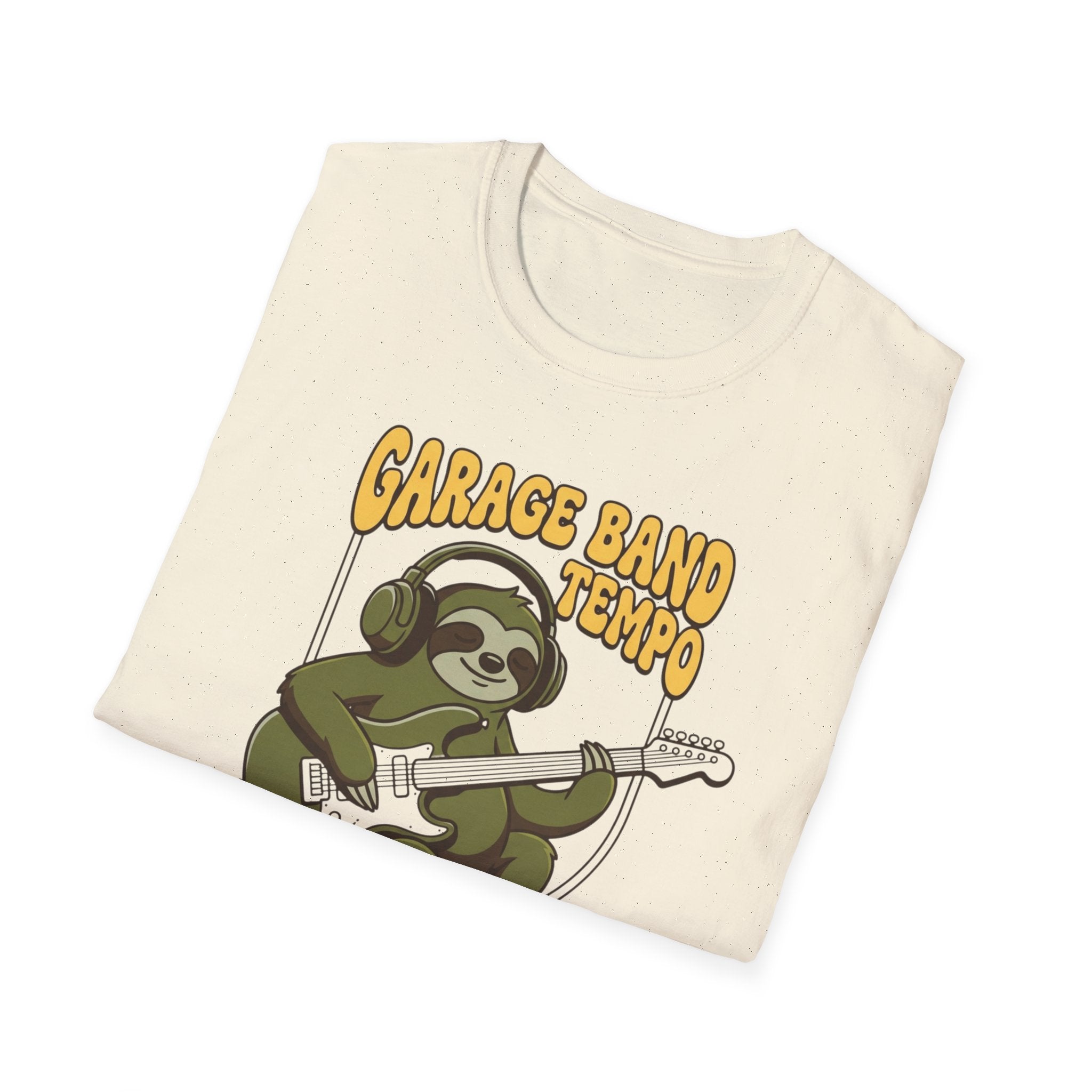 Sloth Garage Band Tempo T-Shirt