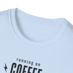 Running On Coffee Bad Decisions Guitar Riffs T-Shirt