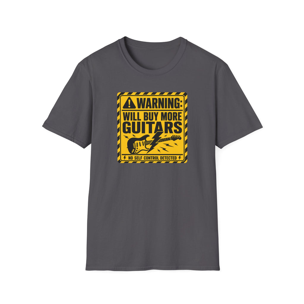 Warning Will Buy More Guitars T-Shirt