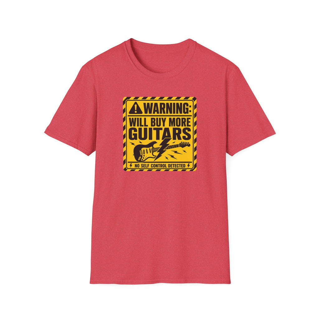Warning Will Buy More Guitars T-Shirt
