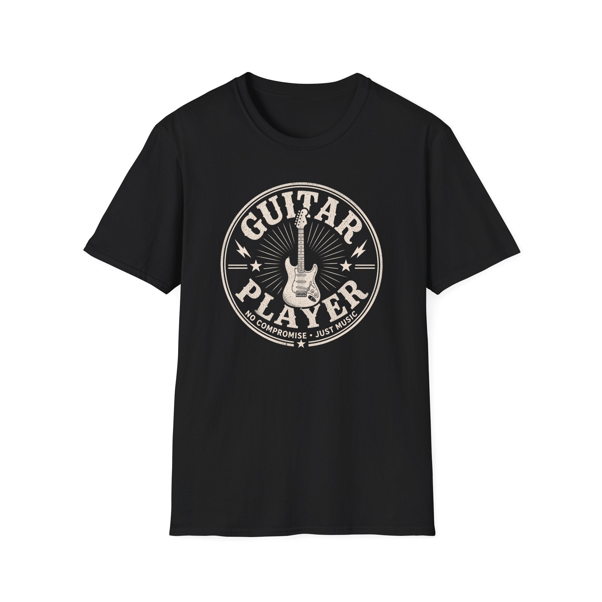Guitar Player No Compromise Just Music T-Shirt