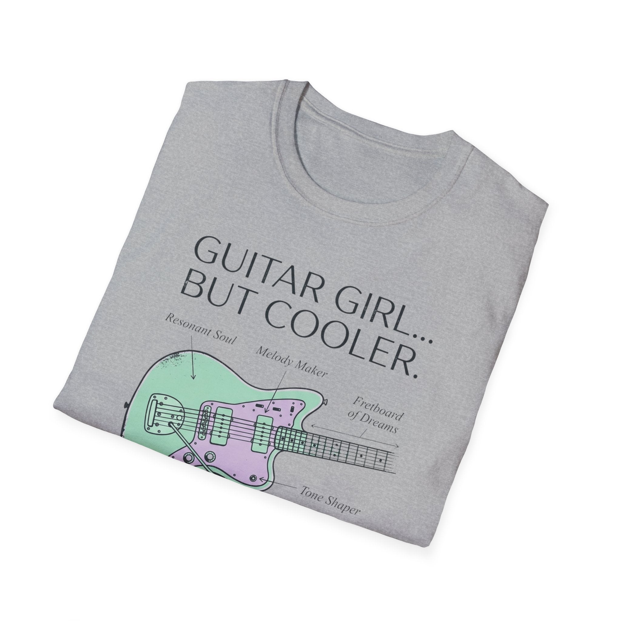 Guitar Girl But Cooler T-Shirt