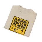 Warning Guitar Player At Work T-Shirt