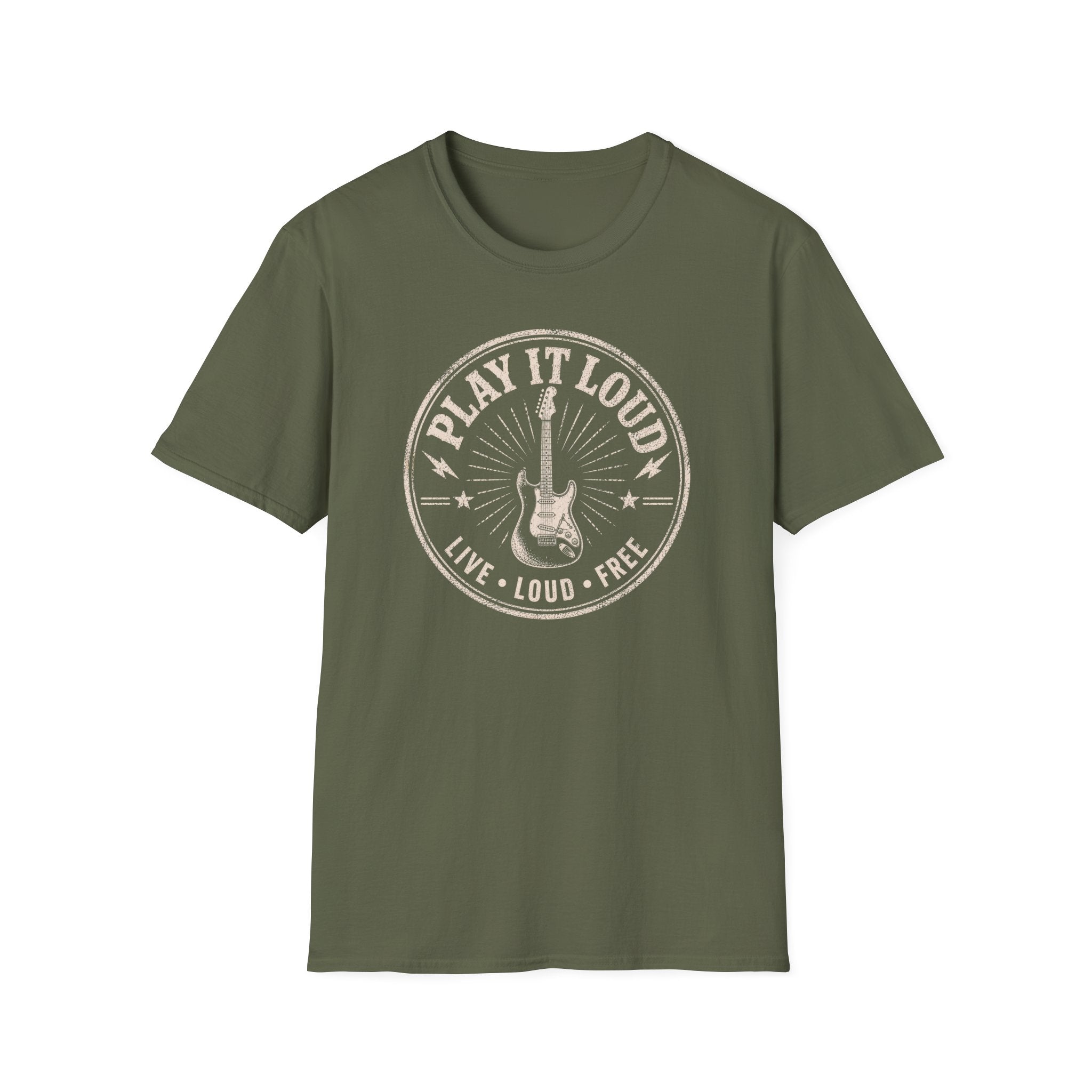 Play It Loud Live Loud Free T-Shirt