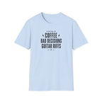 Running On Coffee Bad Decisions Guitar Riffs T-Shirt