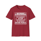 Warning May Suddenly Stop To Discuss Guitar Pedals T-Shirt