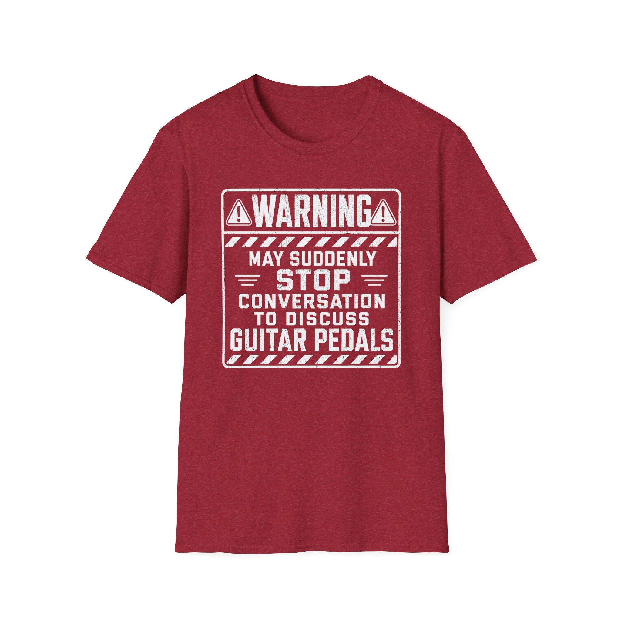Warning May Suddenly Stop To Discuss Guitar Pedals T-Shirt