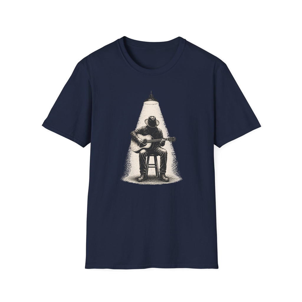 Blues Player In Spot Light T-Shirt