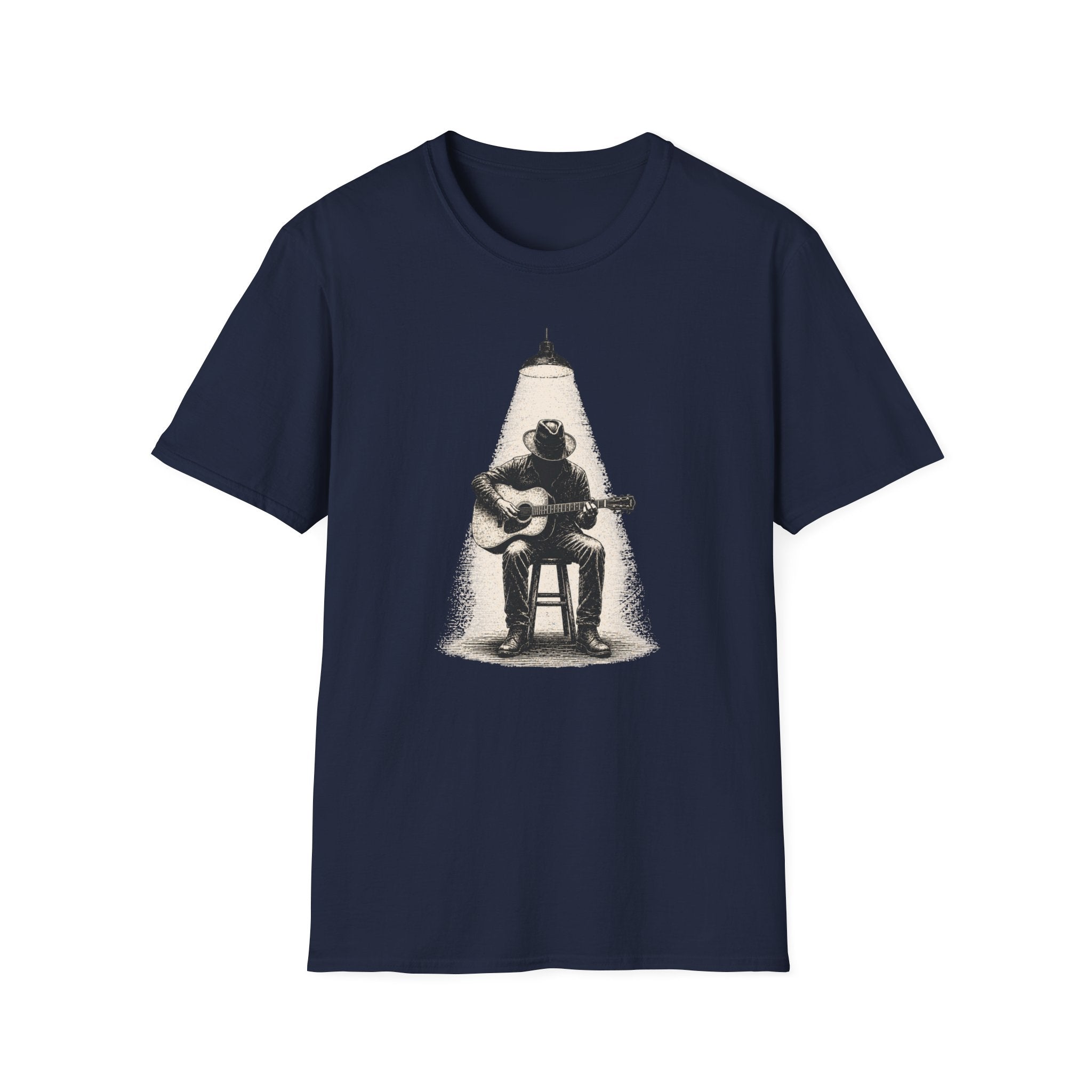 Blues Player In Spot Light T-Shirt