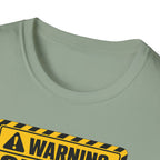 Warning Guitar Player At Work T-Shirt